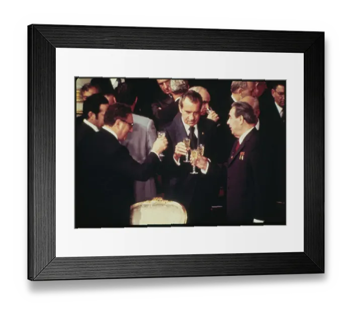 Framed Print : President Nixon and Others Toasting Framed Print : President Nixon and Others Toasting