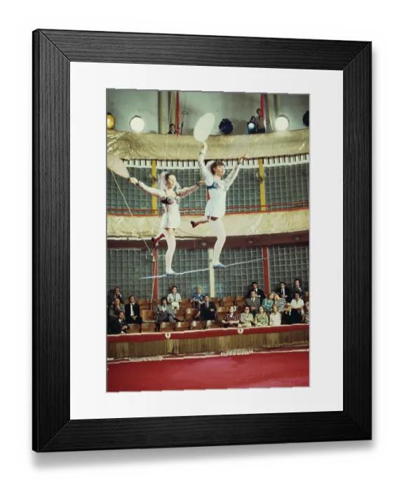 Framed Print : Pat Nixon Visits Soviet Gymnast School Framed Print : Pat Nixon Visits Soviet Gymnast School