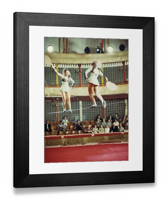 Framed Print : Pat Nixon Visits Soviet Gymnast School Framed Print : Pat Nixon Visits Soviet Gymnast School
