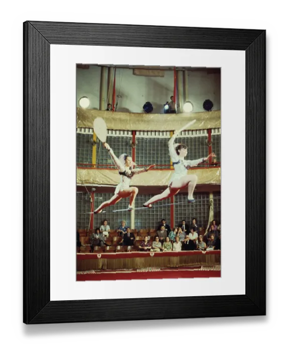 Framed Print : Pat Nixon Visits Soviet Gymnast School Framed Print : Pat Nixon Visits Soviet Gymnast School