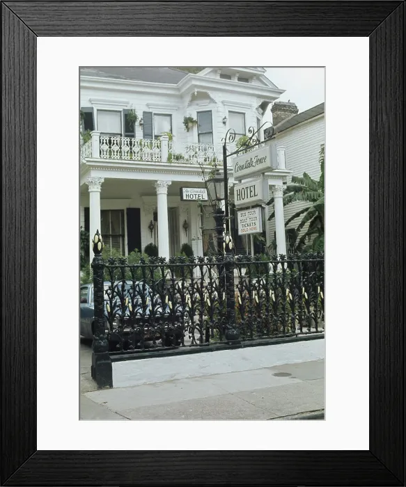 Framed Print : Cornstalk Fence Hotel Framed Print : Cornstalk Fence Hotel
