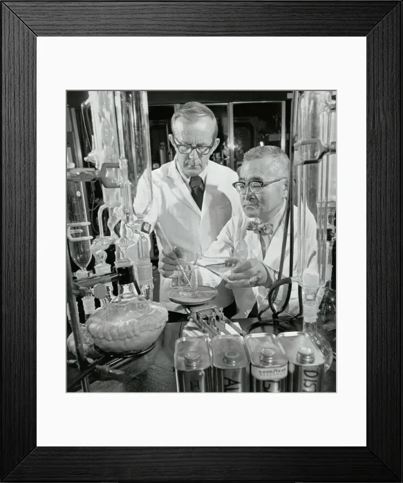 Framed Print : Gasoline Researchers Framed Print : Gasoline Researchers