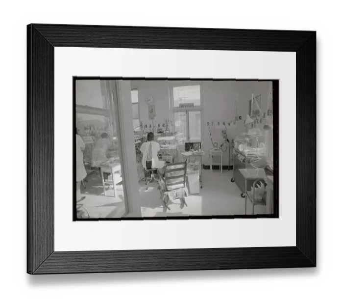 Framed Print : View of Intensive Care Room for Babies Framed Print : View of Intensive Care Room for Babies