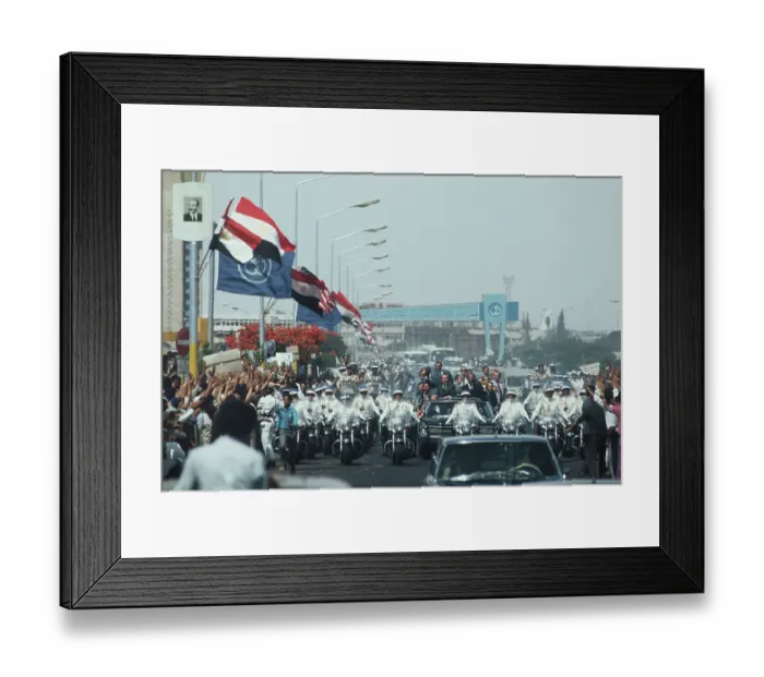 Framed Print : President Nixon And President Sadat In Egypt Framed Print : President Nixon And President Sadat In Egypt