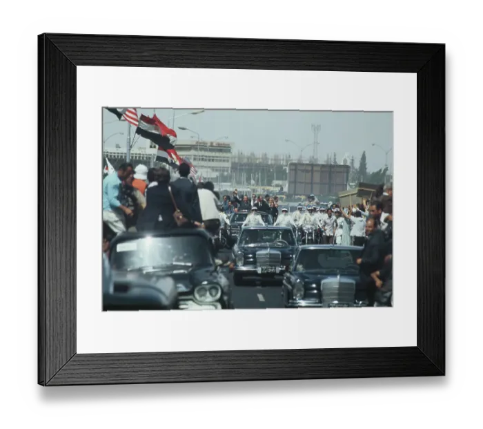 Framed Print : President Nixon And President Sadat In Egypt Framed Print : President Nixon And President Sadat In Egypt