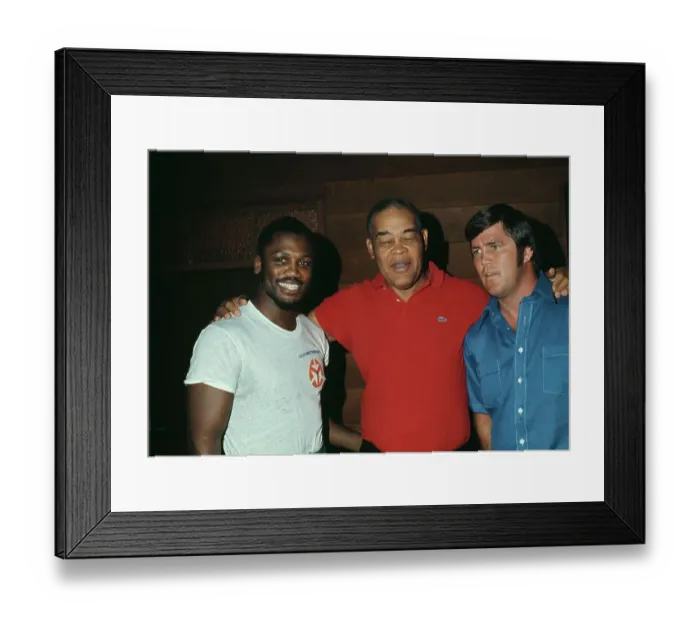 Framed Print : Joe Frazier, Joe Louis And Jerry Quary Framed Print : Joe Frazier, Joe Louis And Jerry Quary