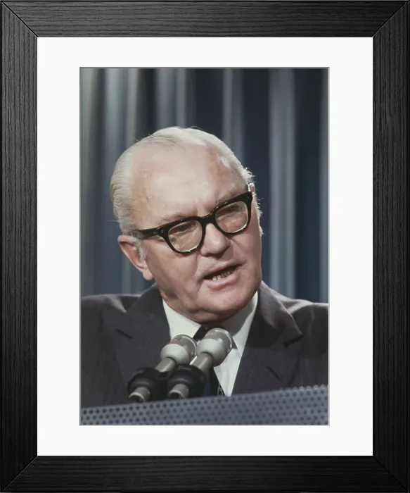 Framed Print : Presidential Advisor Kenneth Rush Framed Print : Presidential Advisor Kenneth Rush