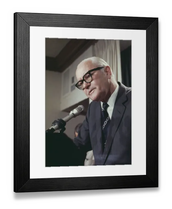 Framed Print : Presidential Advisor Kenneth Rush Framed Print : Presidential Advisor Kenneth Rush