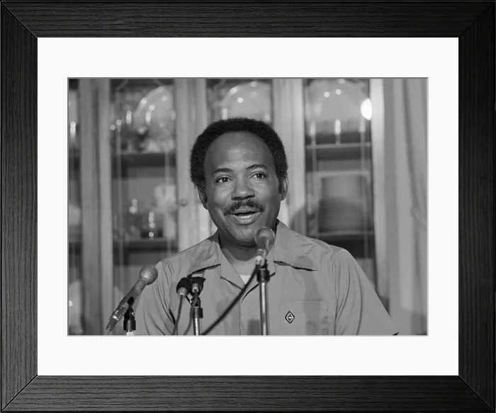 Framed Print : James Meredith Conducting Press Conf Framed Print : James Meredith Conducting Press Conf