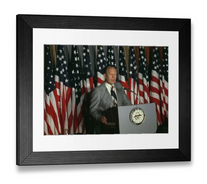 Framed Print : US President Gerald Ford