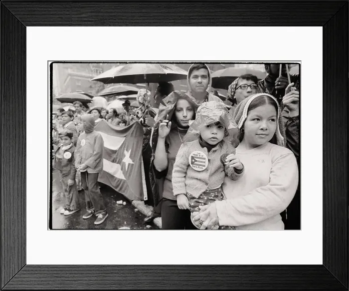 Framed Print : Woman and Child at Puerto Rican Day Parade Framed Print : Woman and Child at Puerto Rican Day Parade