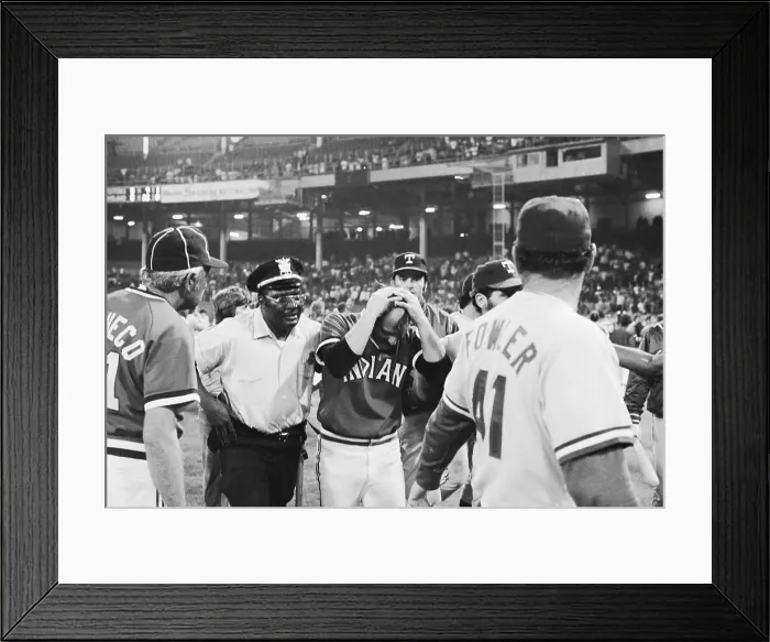 Framed Print : Baseball Game Riot Framed Print : Baseball Game Riot
