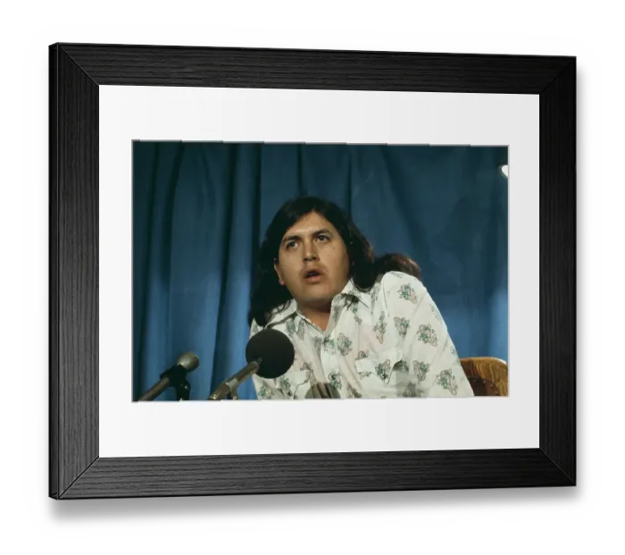 Framed Print : Activist Bill Means Framed Print : Activist Bill Means