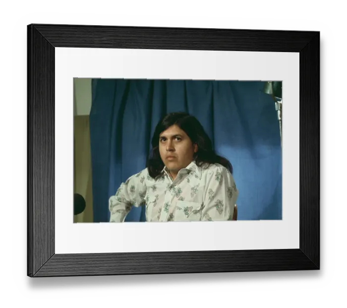 Framed Print : Activist Bill Means Framed Print : Activist Bill Means