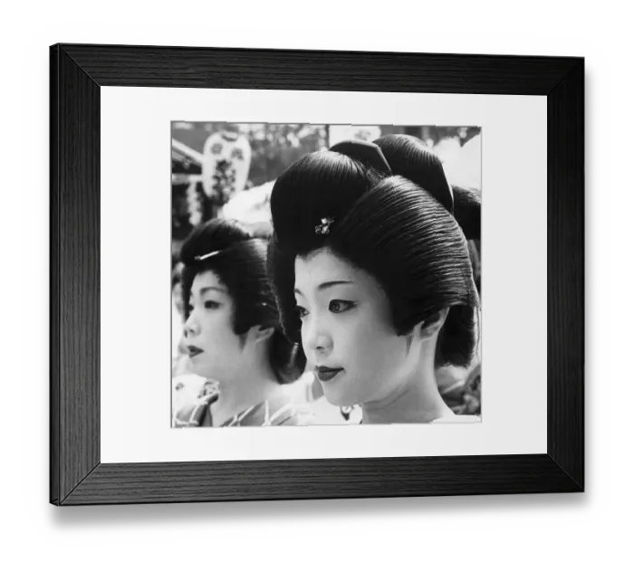 Framed Print : Geishas in Costume
