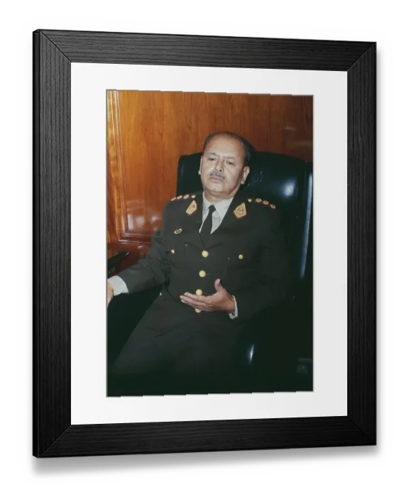 Framed Print : President Juan Velasco Alvarado Of Peru Framed Print : President Juan Velasco Alvarado Of Peru
