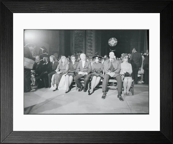 Framed Print : Duke Ellington's Mourners Framed Print : Duke Ellington's Mourners