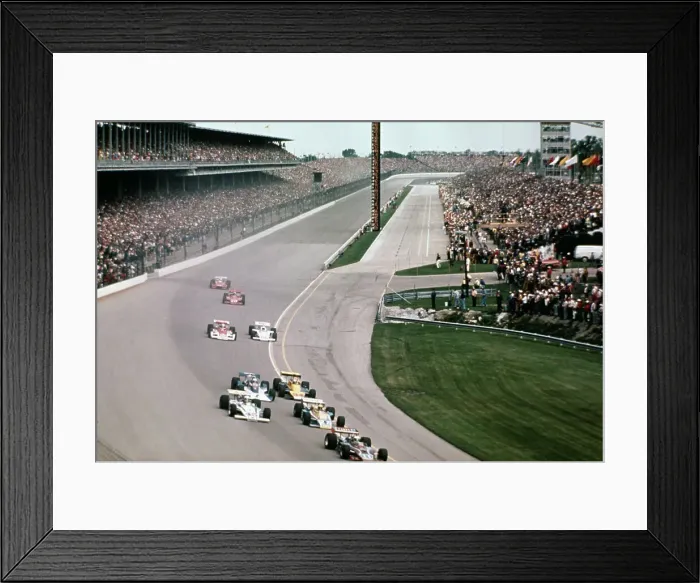 Framed Print : Cars Racing In Indianapolis 500 Framed Print : Cars Racing In Indianapolis 500