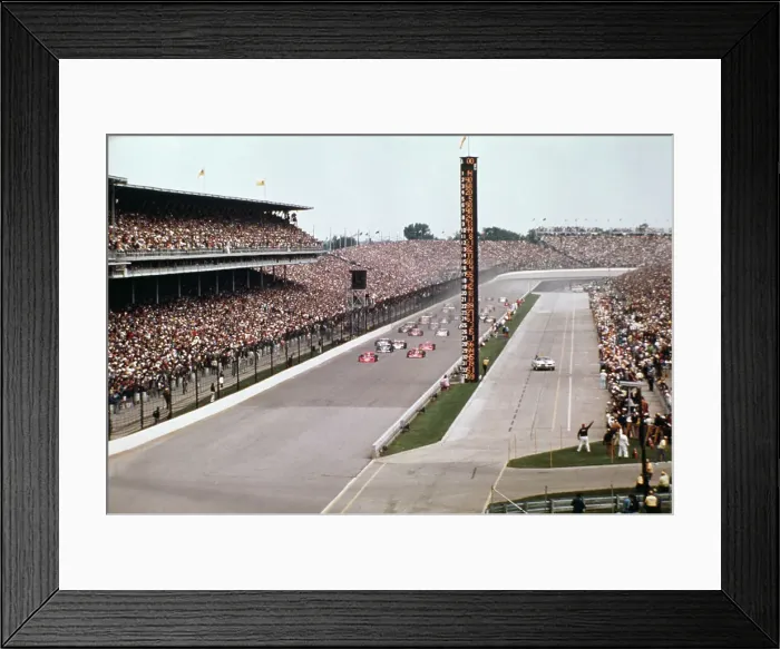 Framed Print : Cars Racing In Indianapolis 500 Framed Print : Cars Racing In Indianapolis 500