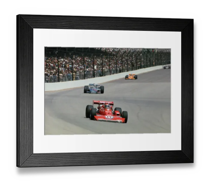 Framed Print : A J Foyt In Indianapolis 500 Race Framed Print : A J Foyt In Indianapolis 500 Race