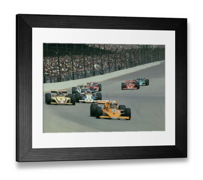 Framed Print : Johnny Rutherford Competing In Indianapolis 500 Framed Print : Johnny Rutherford Competing In Indianapolis 500