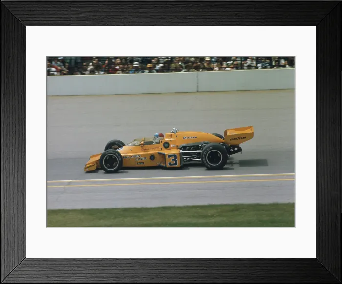 Framed Print : Johnny Rutherford Competing In Indianapolis 500 Framed Print : Johnny Rutherford Competing In Indianapolis 500