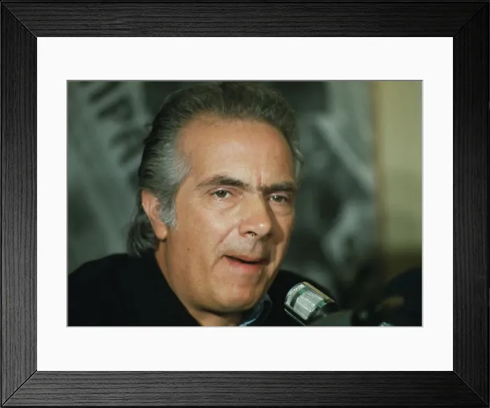 Framed Print : Italian Politician Loris Fortuna Framed Print : Italian Politician Loris Fortuna