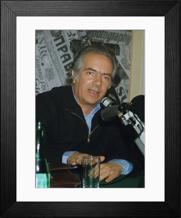 Framed Print : Italian Politician Loris Fortuna Framed Print : Italian Politician Loris Fortuna