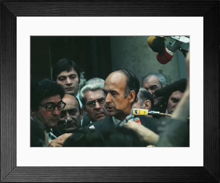 Framed Print : Valery Giscard D'Estaing Framed Print : Valery Giscard D'Estaing