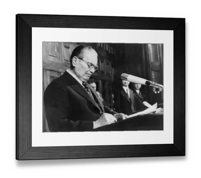 Framed Print : Portrait of Josip Broz Tito Framed Print : Portrait of Josip Broz Tito