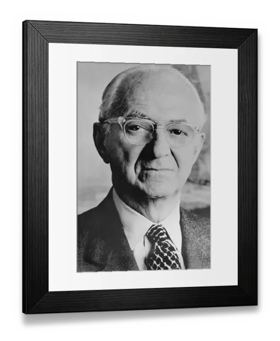Framed Print : Portrait of Jules Stein Framed Print : Portrait of Jules Stein