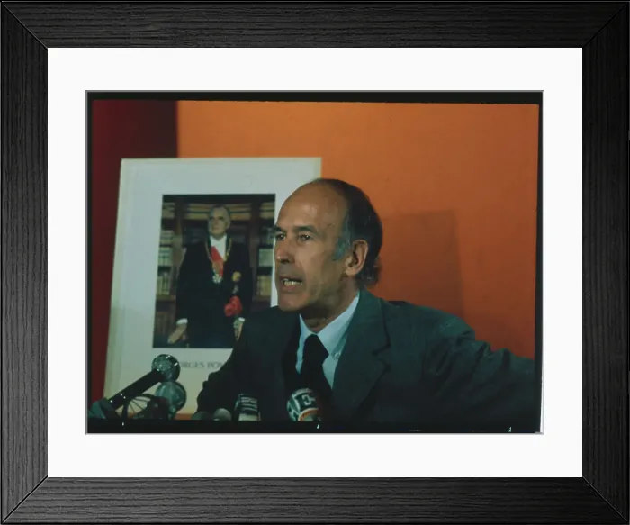 Framed Print : Giscard d'Estaing