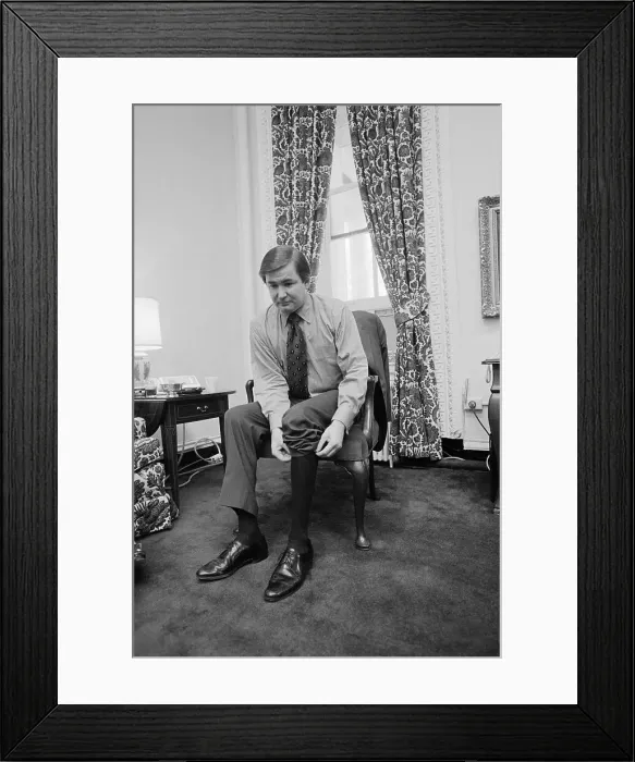 Framed Print : Portrait of Patrick Buchanan Framed Print : Portrait of Patrick Buchanan