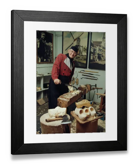 Framed Print : Wooden Shoe Workshop In Holland, Michigan Framed Print : Wooden Shoe Workshop In Holland, Michigan