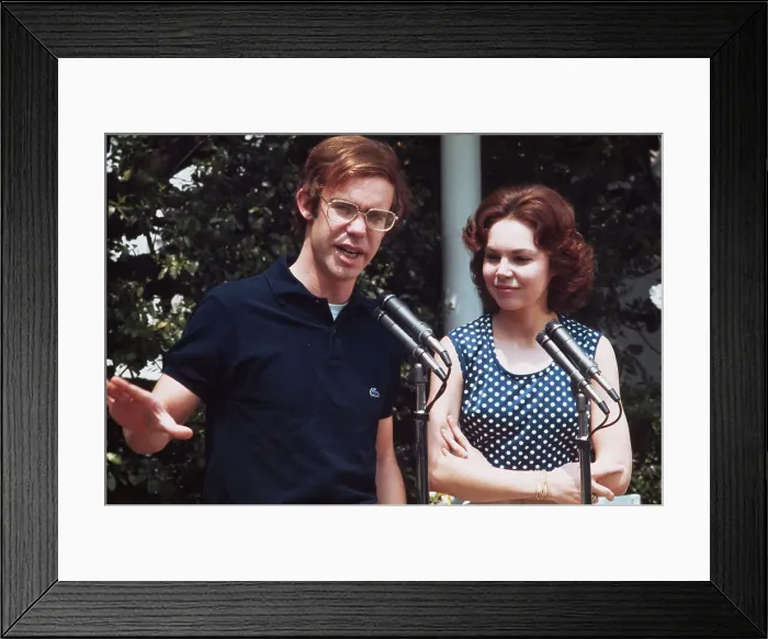Framed Print : Julie And David Eisenhower Framed Print : Julie And David Eisenhower