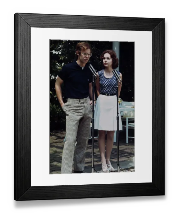 Framed Print : Julie And David Eisenhower Framed Print : Julie And David Eisenhower