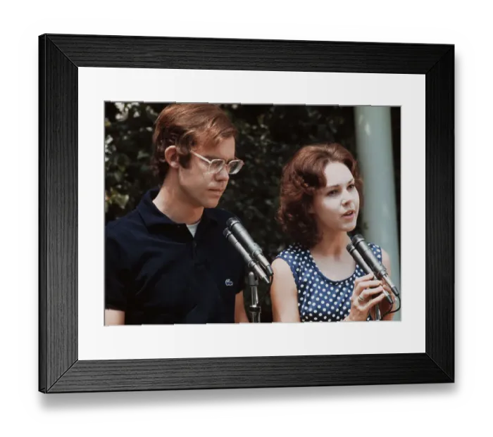 Framed Print : Julie And David Eisenhower Framed Print : Julie And David Eisenhower