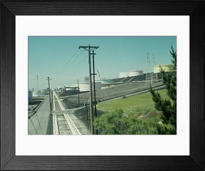 Framed Print : Union Oil Company Tank Farm Framed Print : Union Oil Company Tank Farm