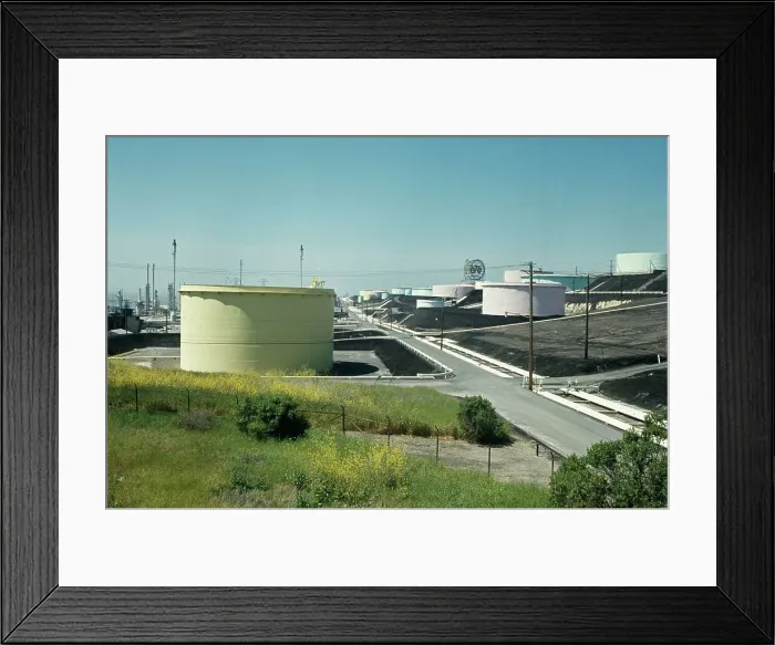 Framed Print : Union Oil Company Tank Farm Framed Print : Union Oil Company Tank Farm