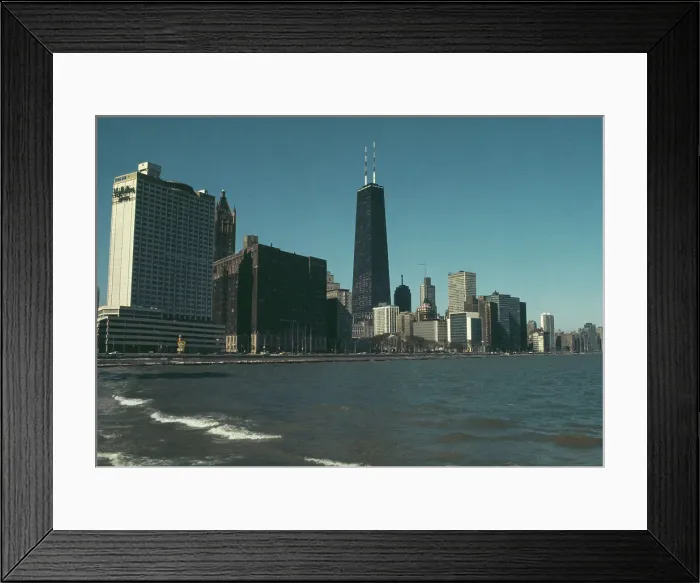 Framed Print : Chicago Skyline Framed Print : Chicago Skyline