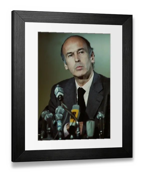 Framed Print : Valery Giscard D'Estaing Framed Print : Valery Giscard D'Estaing