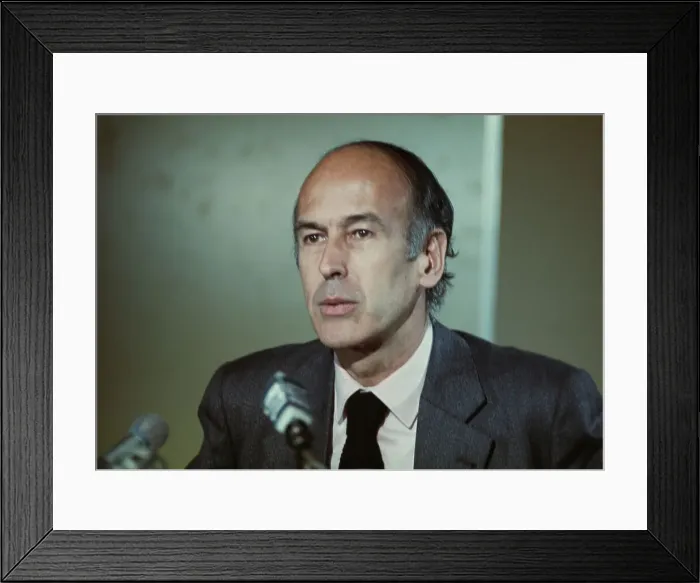 Framed Print : Valery Giscard D'Estaing Framed Print : Valery Giscard D'Estaing