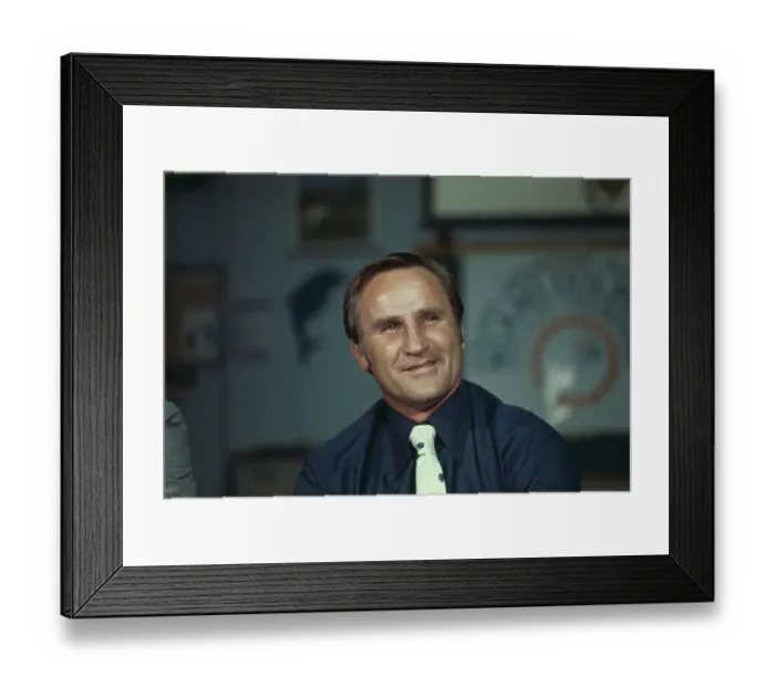 Framed Print : Don Shula, American American Football Coach & Former Player