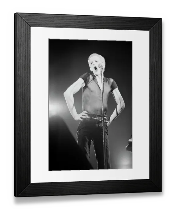 Framed Print : Lou Reed Performing In Brussels Framed Print : Lou Reed Performing In Brussels