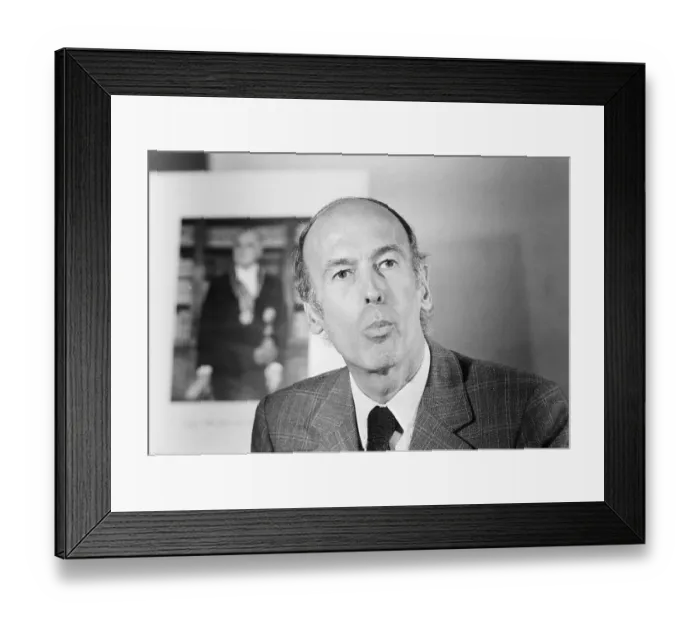 Framed Print : Finance Minister Giscard D'Estaing Framed Print : Finance Minister Giscard D'Estaing