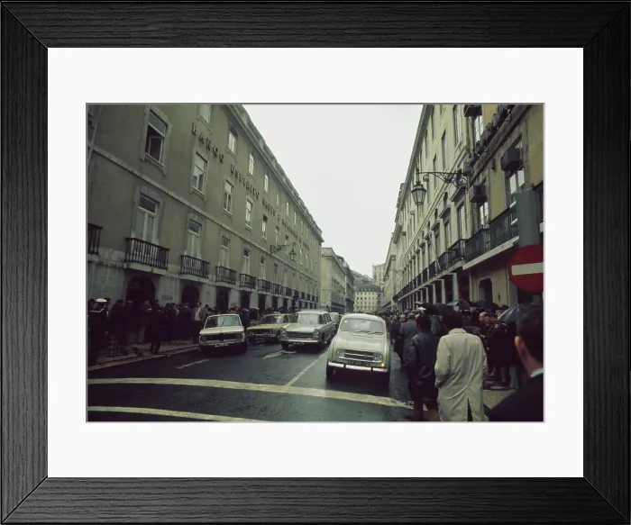 Framed Print : Carnation Revolution, 1974