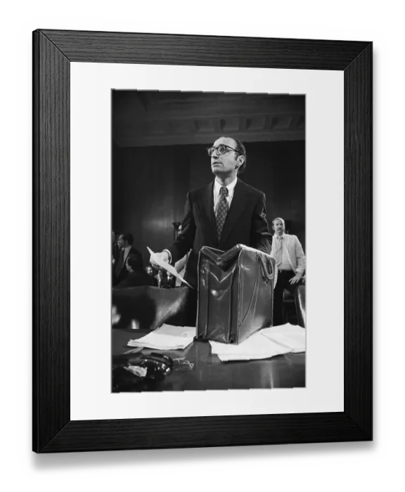 Framed Print : Watergate Prosecutor Earl Silbert in Court Framed Print : Watergate Prosecutor Earl Silbert in Court