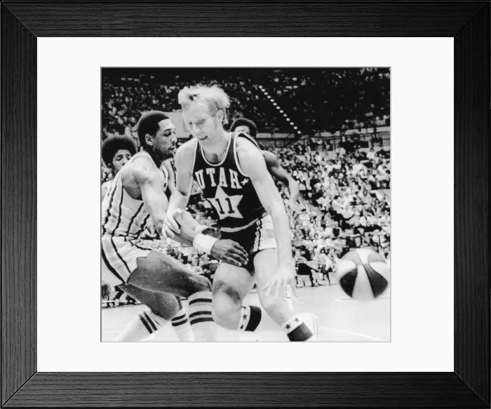 Framed Print : Indiana - Utah ABA Playoffs Framed Print : Indiana - Utah ABA Playoffs