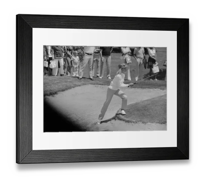 Framed Print : Laura Baugh Golfing Framed Print : Laura Baugh Golfing