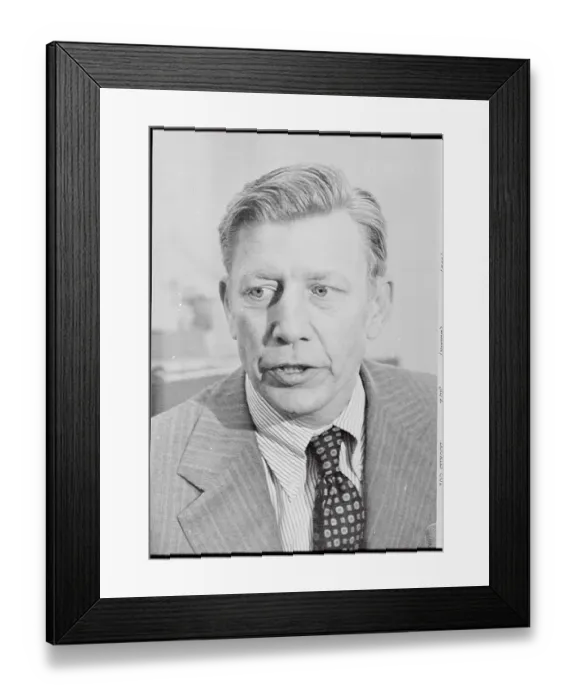 Framed Print : Distraught Father Talks To Newsmen Framed Print : Distraught Father Talks To Newsmen